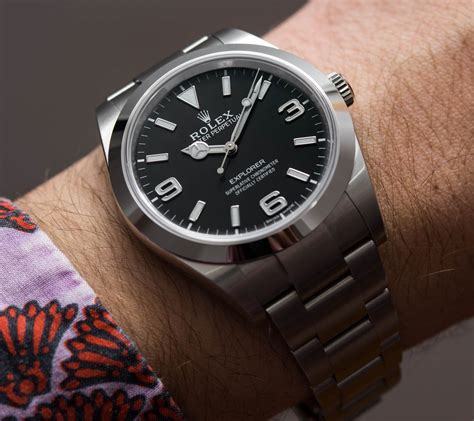 rolex 1 39mm misura|The Rolex Explorer 39mm Review – Watch Advice.